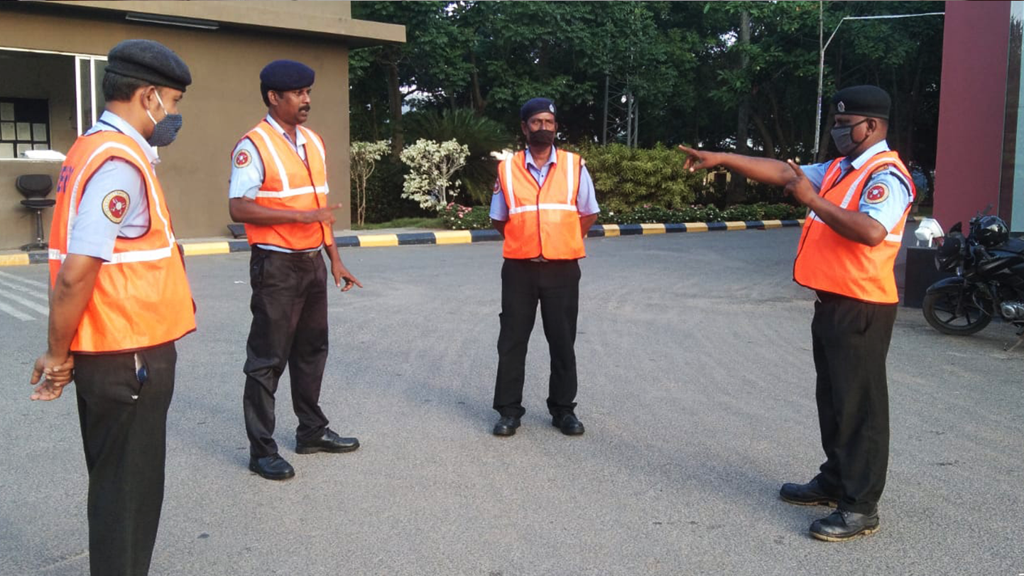 vikhrant security services team in action